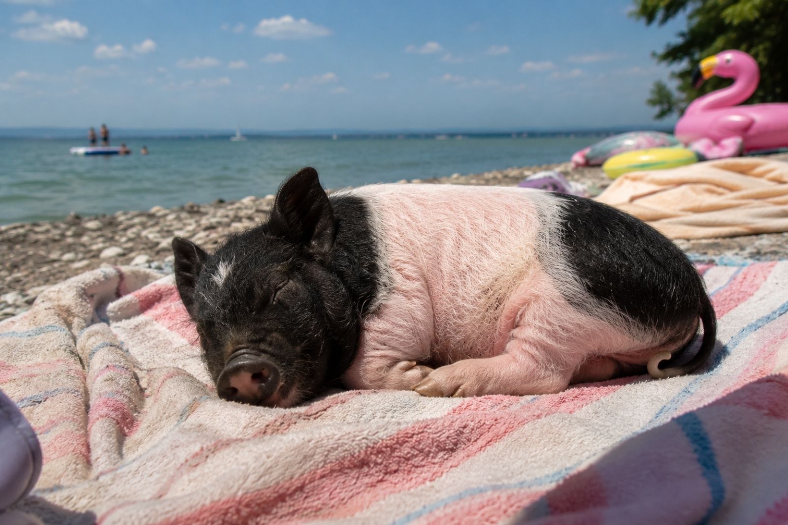 Poczó a Balatonnál