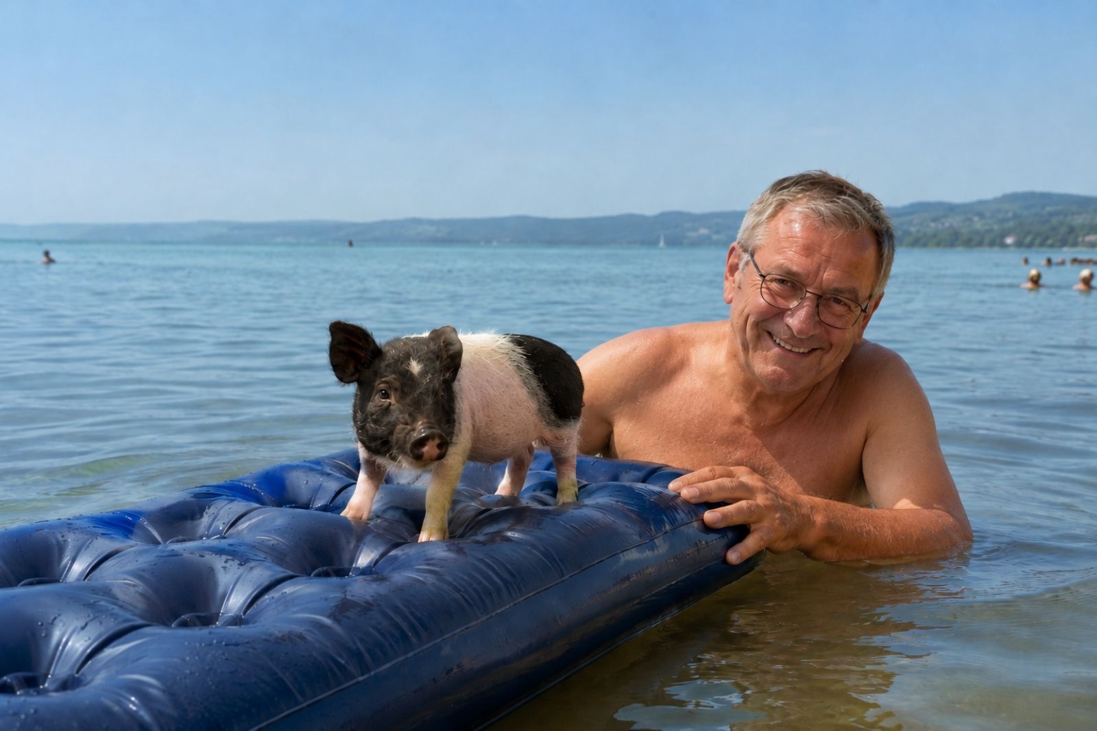 Poczó a Balatonnál